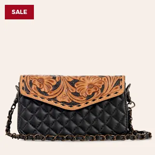 The Obsidian Quilted Clutch