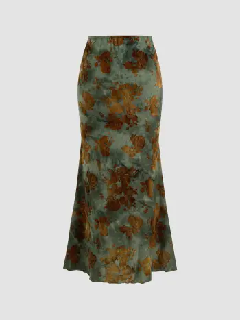 Bloom Ruched Maxi Skirt